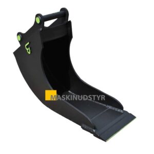 400mm Lerskovl Type 9 med hurtigskift og med tænder passer til maskiner mellem 12 og 17 tons