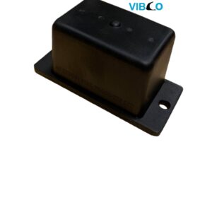 Gummistop 120x55x60mm med 2 Ø8 huller